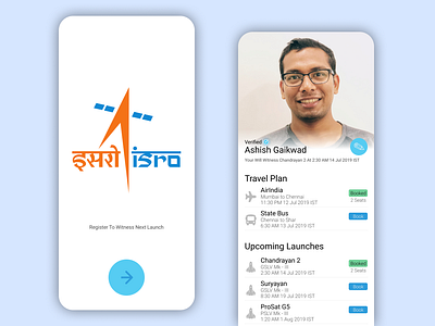 ISRO Launch Gallery Booking App