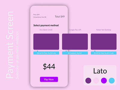 Payment Screen