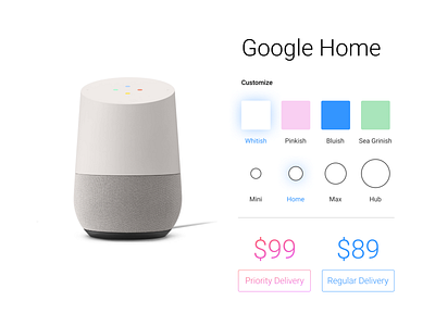 Google Home Customization assistant design figma figmadesign google product ui