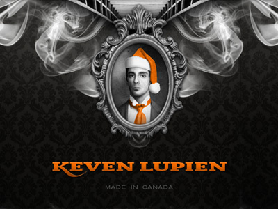 Keven Lupien - Made in Canada black blog frame orange personal