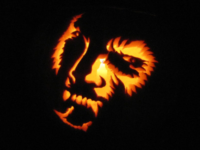 Wolfman Jack...o-Lantern carving jack o lantern pumpkin wolfman