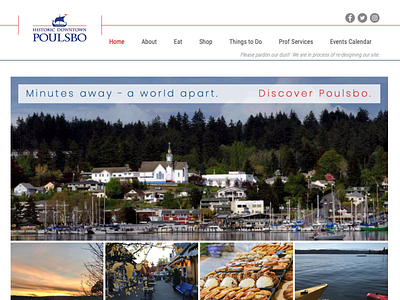Historic Downtown Poulsbo Association webdesign website