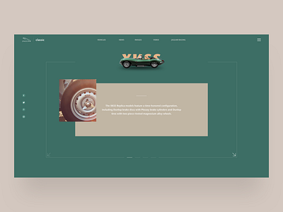 Juguar Classic car classic concept design juguar ui