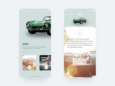 Juguar Classic App app car concept design ui