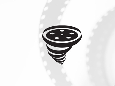 Logo for production house "Storm Media" tornado video reel reel media media logo film stormy storm videographer videography video production house illustration logo logo inspiration fine logo inspiration creative logo nice logo best logo