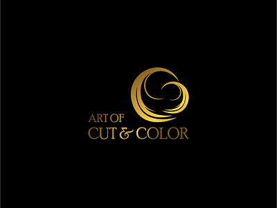 Art of Cut and Color beauty app beauty parlour best logo creative logo fine logo hair inspiration logo logo inspiration nice logo parlour saloon