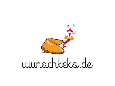 wunschkeks.de best logo cookie cookies creative logo fine logo food fortune genie illustration inspiration logo logo inspiration message message cookie nice logo restaurant surprise wish cookie wishes wishing