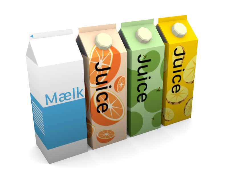 Milk & juice boxes by Ulrik Flænø Damm on Dribbble