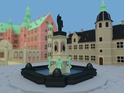 Frederiksborg Slot fountain