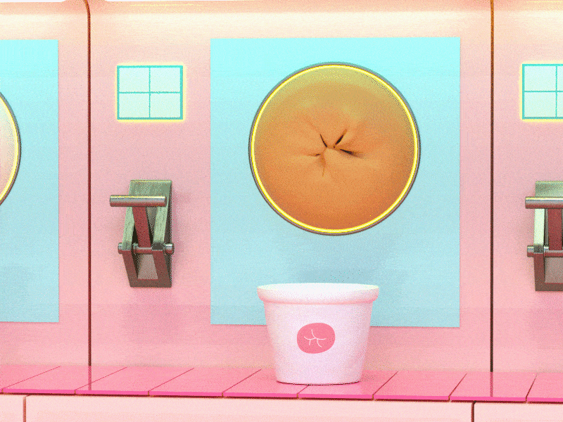 Butthole Ice Cream / Rick & Morty Interdimensional TV AD 3d art 3d study after effects cinema 4d illustration maxonc4d motion graphics octane octanerender rick and morty texture study