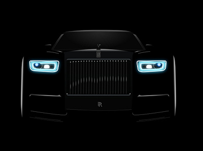 Royals Royce car carvector design graphic design illustration luxury royals royce wallpaper