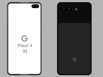 Pixel 4 XL render images.