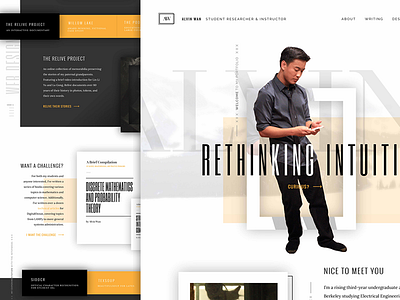 Relaunched Portfolio mobile portfolio responsive web design