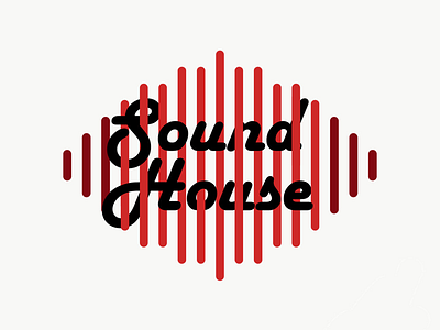 SoundHouse draw illustration ilustrator logo sound ui ux vector