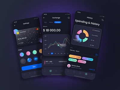 Crypter UI Kit — Banking, Crypto, Trading 💸 3d illustration
