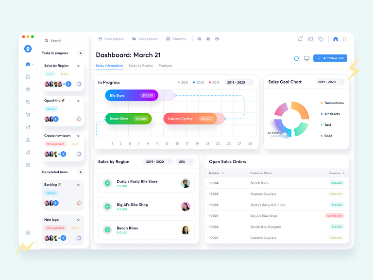 Dashoard App UI (Dark) by Max Sirotyk 🔥 on Dribbble