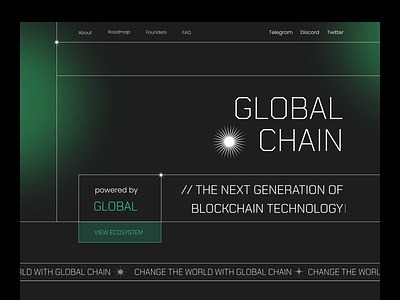 Global Chain blockchain chain coin crypto cryptodesign dapp defi dex dot ecosystem eth free to earn gamefi metaverse mint mint nft polkadot solana
