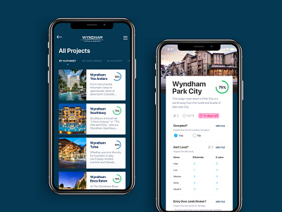 Commercial Real Estate Inspection Management - Mobile App construction design mobile app mobile app design mobile ui real estate ui ux ux design visual design