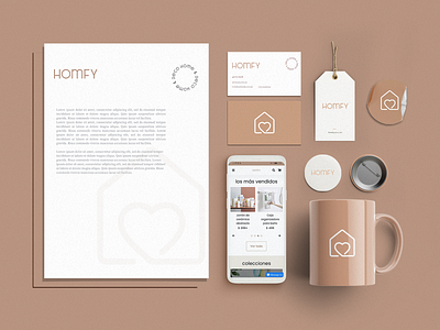 Homfy Branding brand design brand identity branding branding and identity design logo stationary