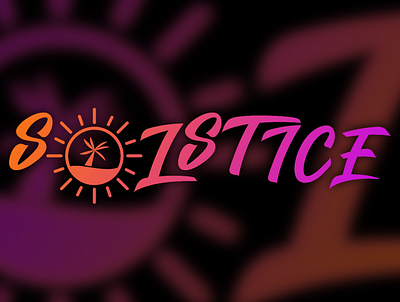 Solstice - Logo branding design graphic design logo typography