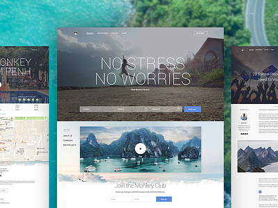 Web design for Hostels Company