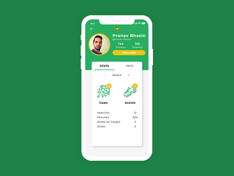 User Profile - Daily UI #006 user profile ui adobexd uxdesign uiux uidesign interaction design dailyui