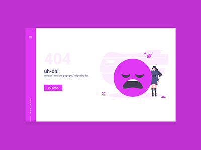 404 Page - Daily UI #008 404 adobexd dailyui error interaction design page ui uidesign uiux uxdesign