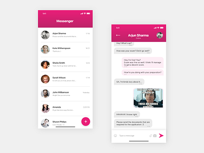 Direct Messaging - Daily UI #013