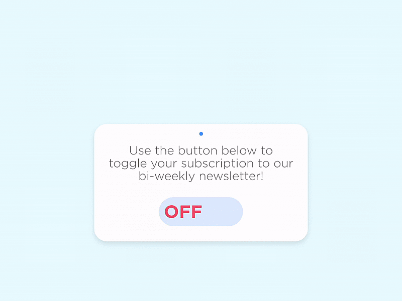 Pop-Up + On/Off Switch - Daily UI #015 #016 adobexd dailyui interaction design mirco interaction on off switch overlay popup ui uidesign uiux uxdesign