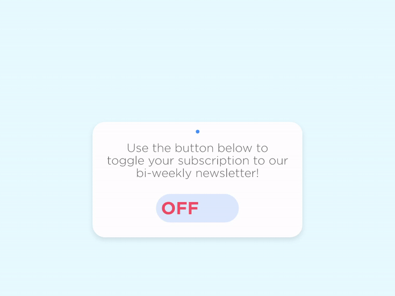 Pop-Up + On/Off Switch - Daily UI #015 #016