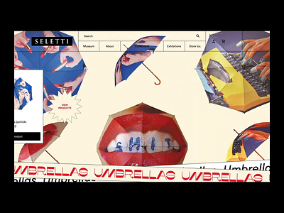 Slider w/ marquees ecommerce hero kitsch marquee motion slider website