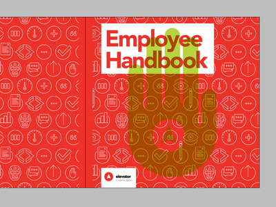 Employee Handbook book books branding cover icons illustration office print publication wrap