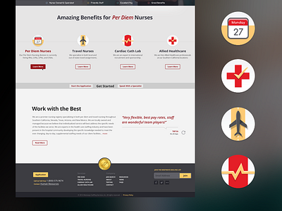 Icons calendar health hospital icons medical nurse redesign site web website