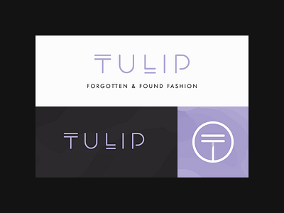 Tulip Branding branding brush custom fashion icon logo mark type typography watercolor