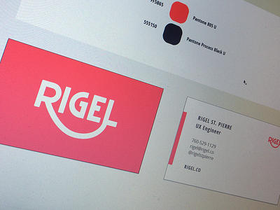 Rigel | Cards branding business card cards custom icon letterpress logo mark type typography