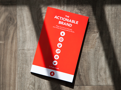 The Actionable Brand actionable book brand branding design elevator illustration layout leadership publication