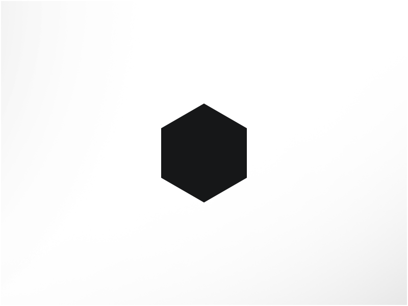 Hex 6 branding hex hexagon logo mark