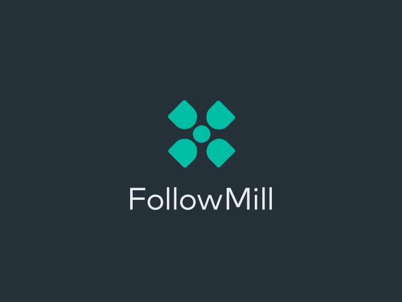 FollowMill Branding branding exploration identity logo mark mill propeller style guide