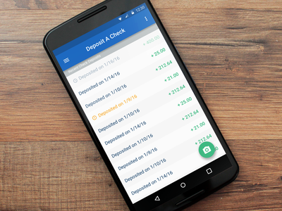 Summit Checking - Android android bank banking check checking deposit material mobile nexus