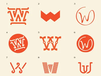 Wx9 lettering stamp type typography w wunderkind