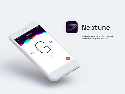 Neptune audio fab guitar instrument ios material music record tune tuner