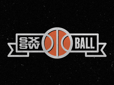 SXSW secret stuffs ball basket basketball bball court logo sxsw