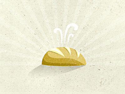Loaf bakery baking blog branding bread logo mark