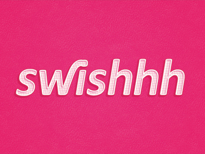 swishhhhhhhhhhhhhhhh! logo pink white