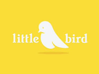 Aprons + sewn goods for sale! bird logo yellow