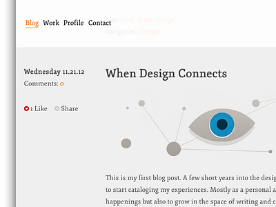 Blog blog design illustration portfolio site web x2