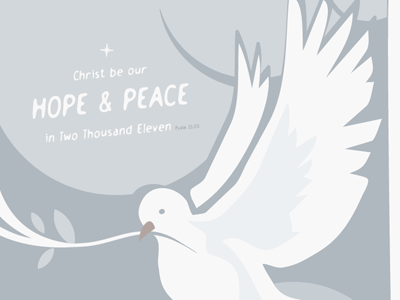 2011 Poster 2010 dove new year poster