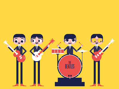Rock Band | The Beatles bass drums guitar rock band the beatles
