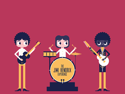 Rock Band | The Jimi Hendrix Experience bass drums guitar jimi hendrix rock band