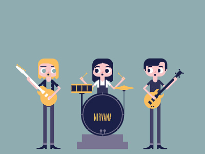 Rock Band | Nirvana bass drums guitar nirvana